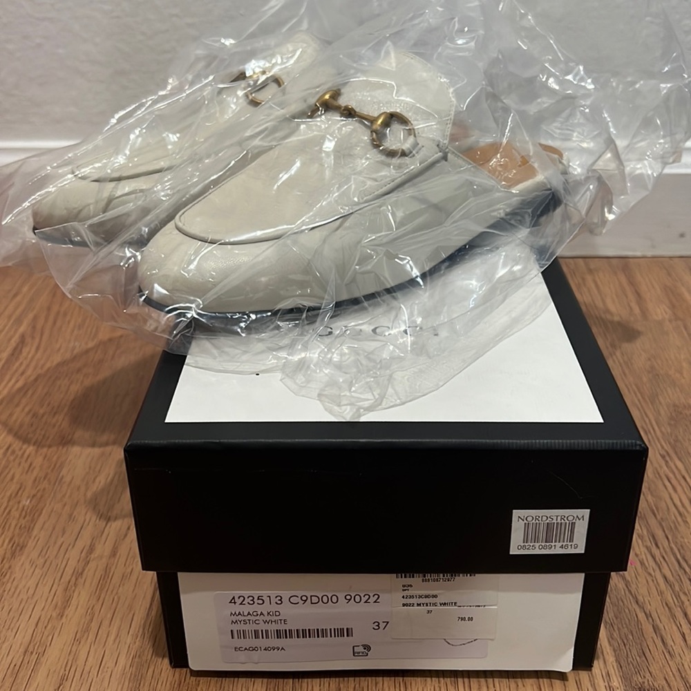 Brand New Gucci Princeton’s Loafer Mule Sz US7/EU37